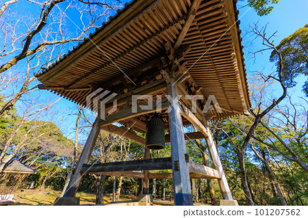 The bell ringing hall in Otaki Castle Ninomaru Park, Otaki Town, Chiba Prefecture 101207562