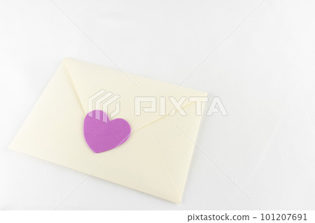 Heart mark and envelope. love letter image 101207691