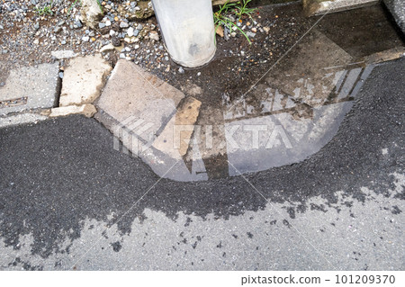 puddle, waterhole, pool of water 101209370