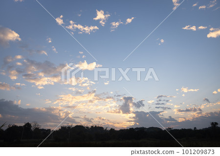Beautiful sky and cloud for background. Beautiful sky and cloud for background. 101209873