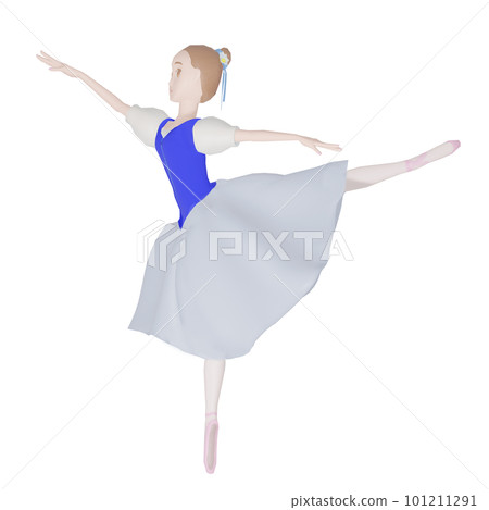 Ballerina_Village girl_Arabesque c Ballerina_Village girl_Arabesque c 101211291