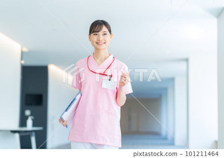 Hospital nurse female doctor nursing care medical photography cooperation "LINK FOREST" 101211464