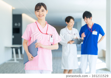 Hospital doctor nurse medical worker photography cooperation "LINK FOREST" 101211529