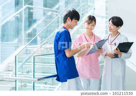 Hospital doctor nurse medical worker photography cooperation "LINK FOREST" 101211530