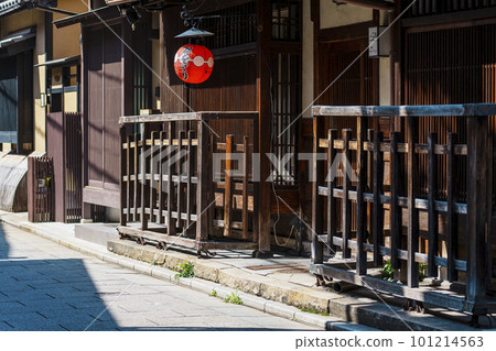 The streets of Gion, Kyoto Miyako Odori Lantern Spring 101214563