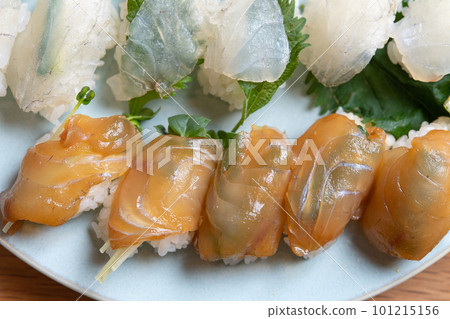 Magochi Zuke, Kombu-jime Nigiri Magochi Zuke, Kombu-jime Nigiri 101215156