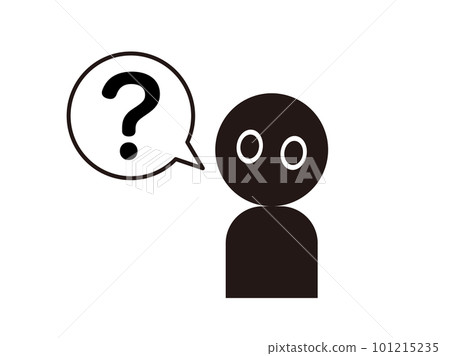 疑惑地歪著頭的人_Hatena? _ 簡單流行的象形圖 _ 圖標 _ 剪影 疑惑地歪著頭的人_Hatena? _ 簡單流行的象形圖 _ 圖標 _ 剪影 101215235