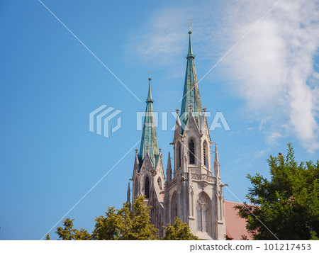 Catholic Church Paul in neo-gothic style Catholic Church Paul in neo-gothic style 101217453