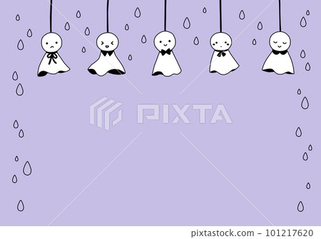Teru teru bozu simple frame Teru teru bozu simple frame 101217620