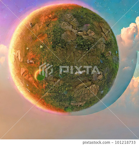 一顆出現在天空中的土行星 一顆出現在天空中的土行星 101218733