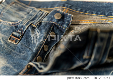 Levi's501xx vintage 1937 reprint work uniform repaired button fly 101219034