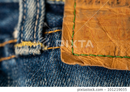 LEVI'S501XX VINTAGE 1955 重印綠色針腳紙補丁 101219035