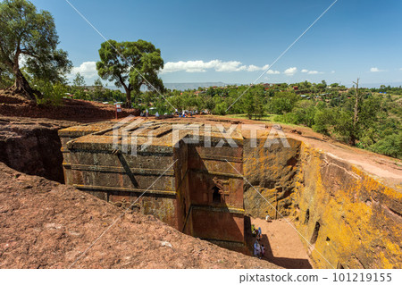 Rock-hewn Church of Saint George, Lalibela Ethiopia 101219155