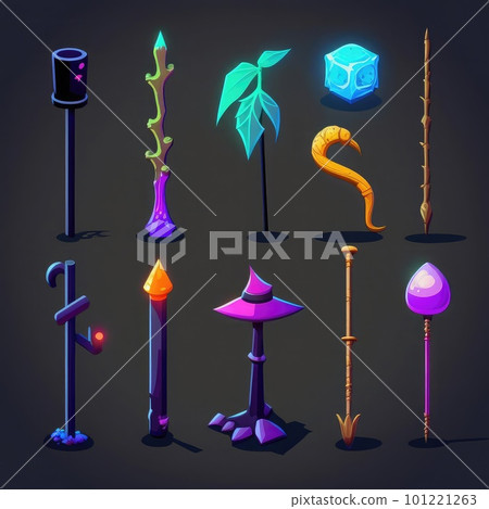 wand game magic walk stick ai generated wand game magic walk stick ai generated 101221263