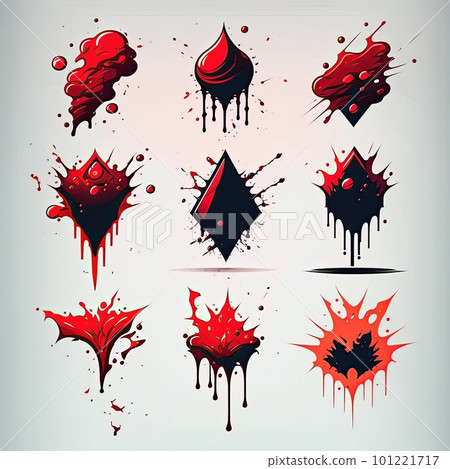 halloween blood splash vfx game ai generated halloween blood splash vfx game ai generated 101221717
