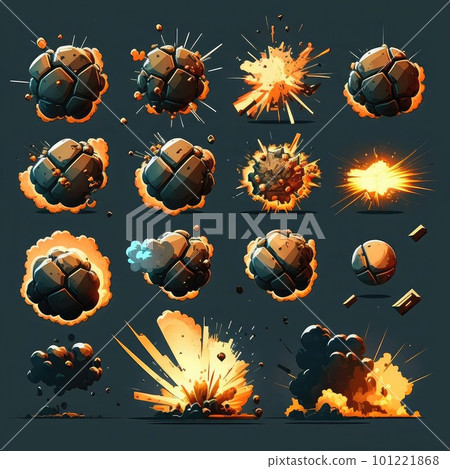 burst game bomb explosion ai generated burst game bomb explosion ai generated 101221868