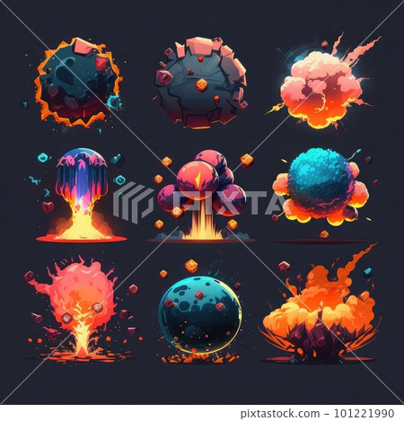 explode game bomb explosion ai generated explode game bomb explosion ai generated 101221990