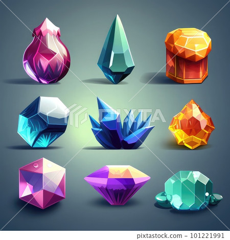 icon game crystal gem ai generated icon game crystal gem ai generated 101221991