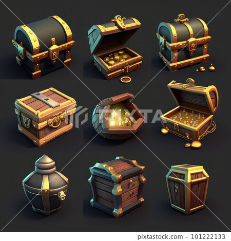 money game treasure chest ai generated money game treasure chest ai generated 101222133