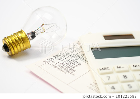 Image of electricity charges Image of electricity charges 101223582