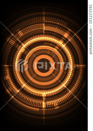 Abstract technology innovation circle sci-fi concept background. Abstract technology innovation circle sci-fi concept background. 101223591