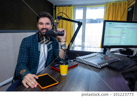 Young smiling man at the studio Young smiling man at the studio 101223775