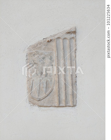Marble bas-relief fragment. Salerno Cathedral, Italy. 101225634