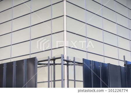 Image of soundproof panel of demolished building Image of soundproof panel of demolished building 101226774