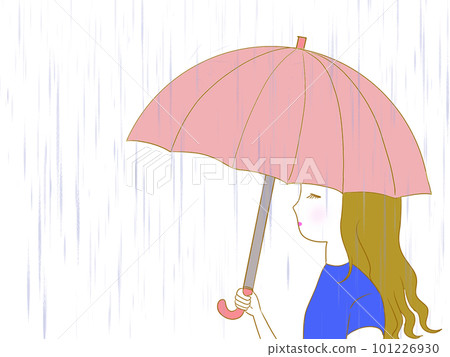 雨中打傘的女孩 雨中打傘的女孩 101226930
