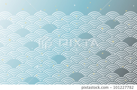 波浪圖案日式背景圖浮雕 波浪圖案日式背景圖浮雕 101227782