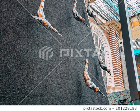 View of Dubai Mall in downtown Dubai, UAE 101229188
