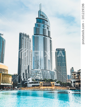 View of Dubai Mall in downtown Dubai, UAE 101229196