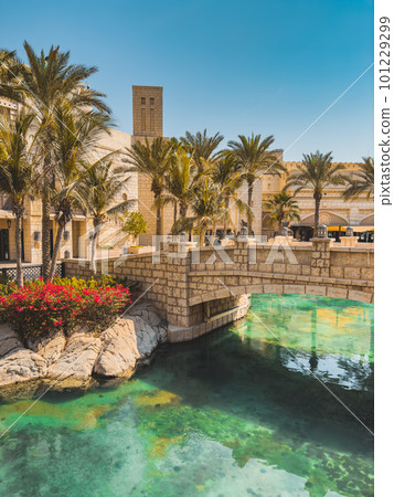 Souk Madinat Jumeirah in Dubai, traditional arabian bazaar market, UAE 101229299