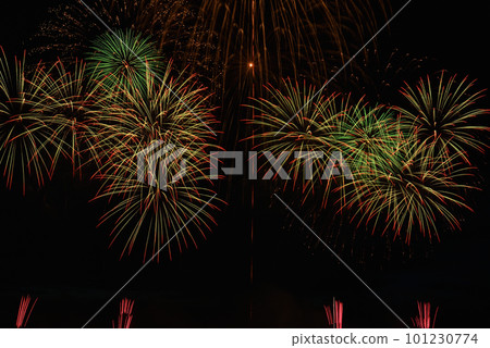 Fireworks display, Utsunomiya city, Tochigi prefecture Fireworks display, Utsunomiya city, Tochigi prefecture 101230774