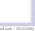 Vintage style light blue dot background with lace 101231002