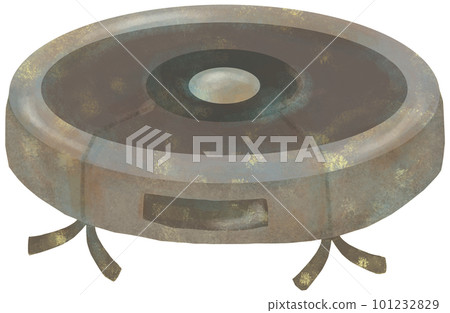 Cleaning robot illustration 101232829