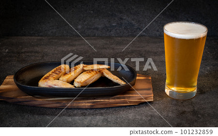 Beer and yakitori 101232859