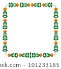 nordic flower frame 101233165