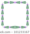 nordic flower frame 101233167