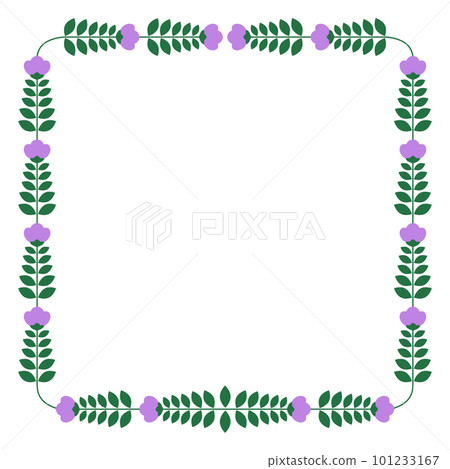 nordic flower frame 101233167