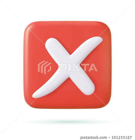 Cancel cross icon Cancel cross icon 101233187