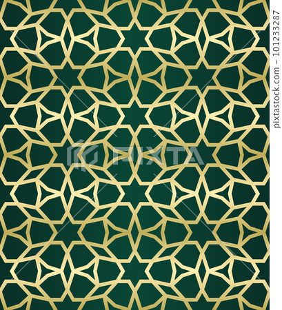 Islamic background with traditional style arabic. Seamless pattern for card, background, fabric or abstract design. Muslim ornament. Islamic background with traditional style arabic. Seamless pattern for card, background, fabric or abstract design. Muslim ornament. 101233287