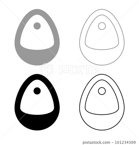 Urinal toilet men wc public restroom lavatory latrine gents pissoir set icon grey black color vector illustration image solid fill outline contour line thin flat style 101234309