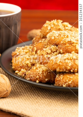 Christmas honey cookies Melomakarona Christmas honey cookies Melomakarona 101234337