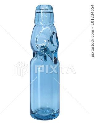 Ramune bottle illustration real Ramune bottle illustration real 101234554