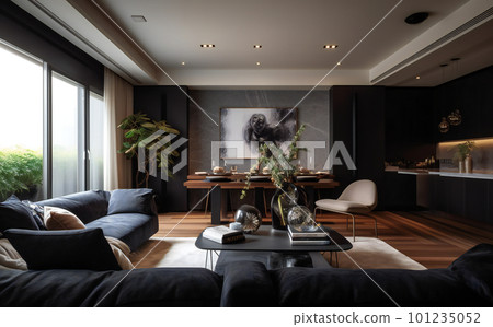 Classy living room 101235052