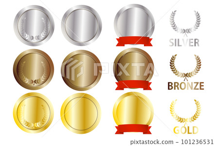 A set of medals that can be used for ranking etc. A set of medals that can be used for ranking etc. 101236531