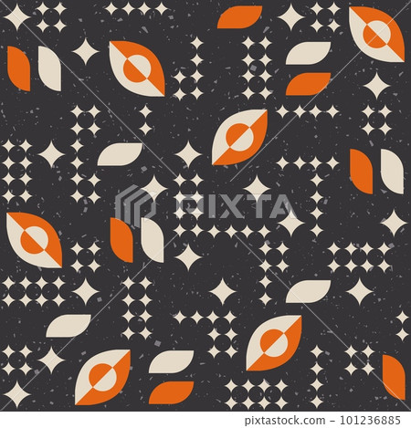 Abstract geometric pattern with simple shapes of different size Abstract geometric pattern with simple shapes of different size 101236885