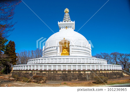 Sendai Buddhist Stupa left side Sendai Buddhist Stupa left side 101236965
