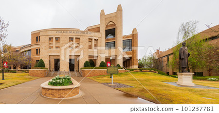 Overview of College of Allied Health building of University of Oklahoma 101237781